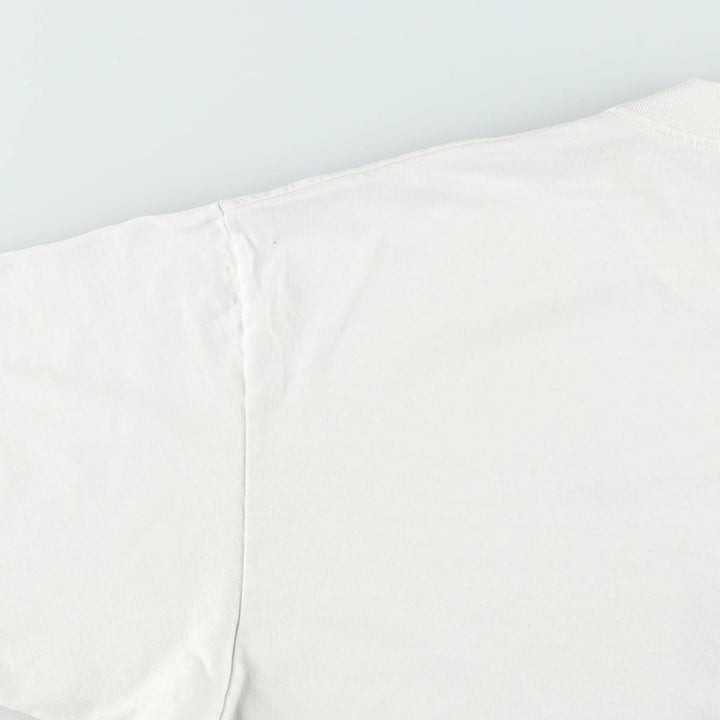 90'S Hanes HEAVYWEIGHT 50 cotton white type Vintage Second Hand
