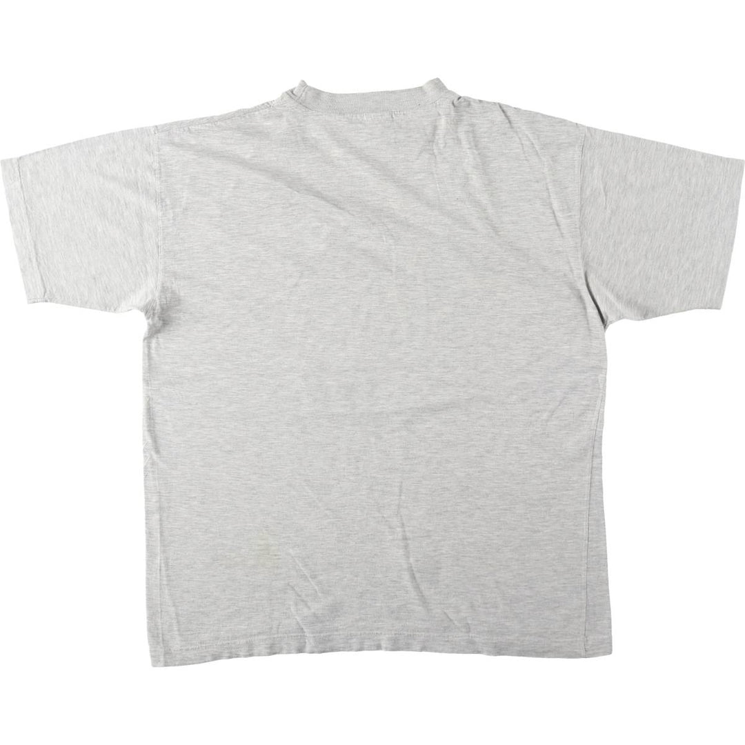 Printed T-shirt, men's size XL unclear gray type Vintage Second Hand
