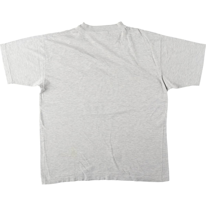Printed T-shirt, men's size XL unclear gray type Vintage Second Hand