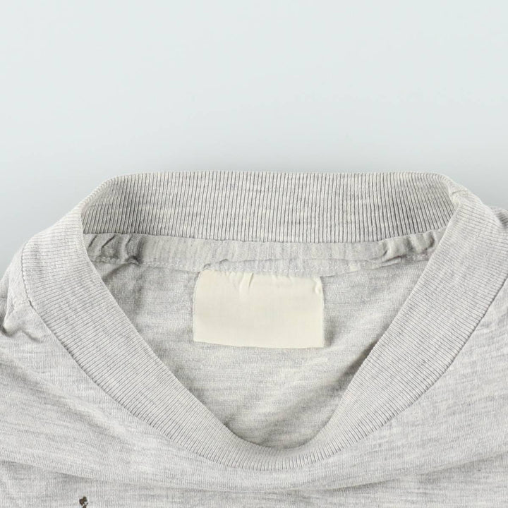 Printed T-shirt, men's size XL unclear gray type Vintage Second Hand