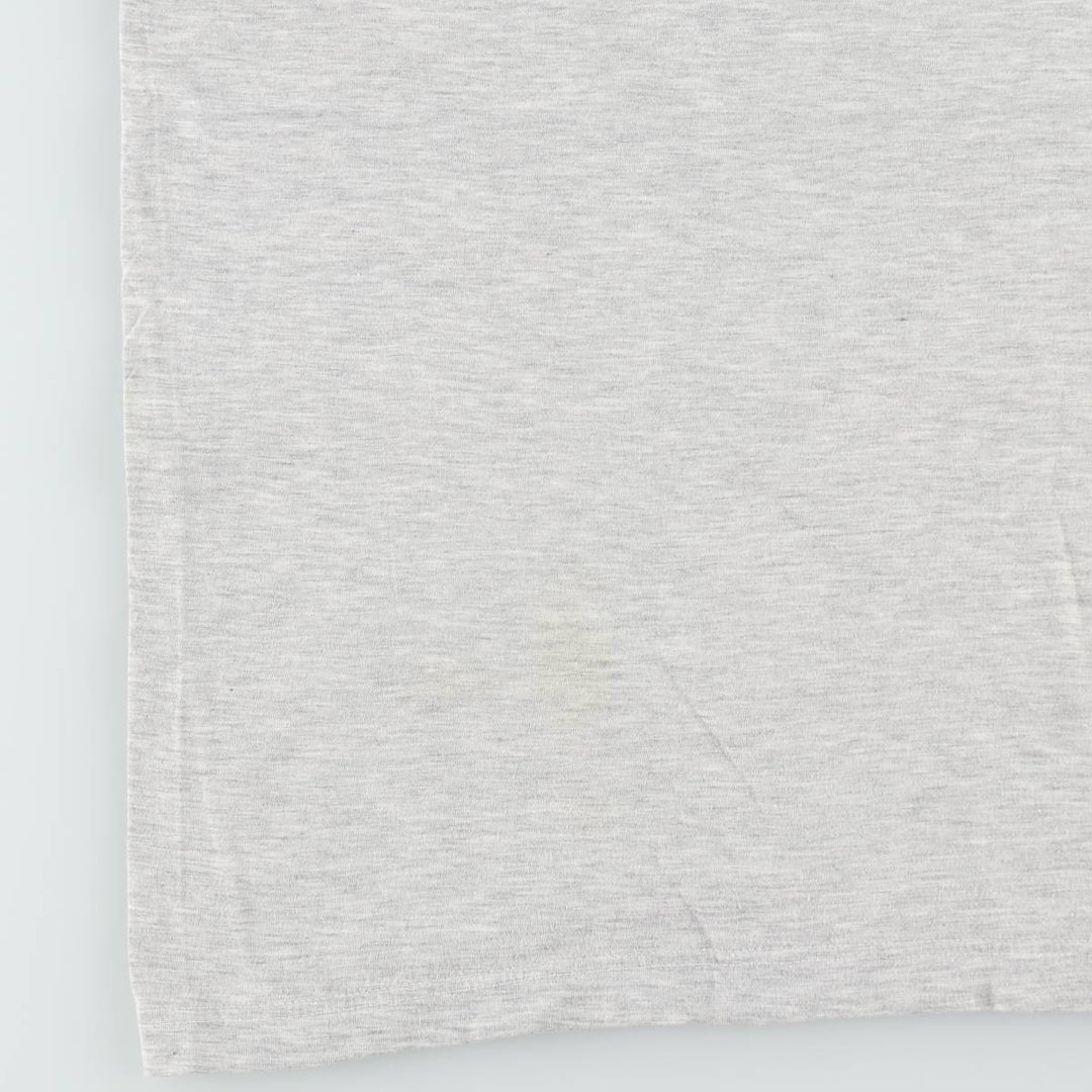 Printed T-shirt, men's size XL unclear gray type Vintage Second Hand