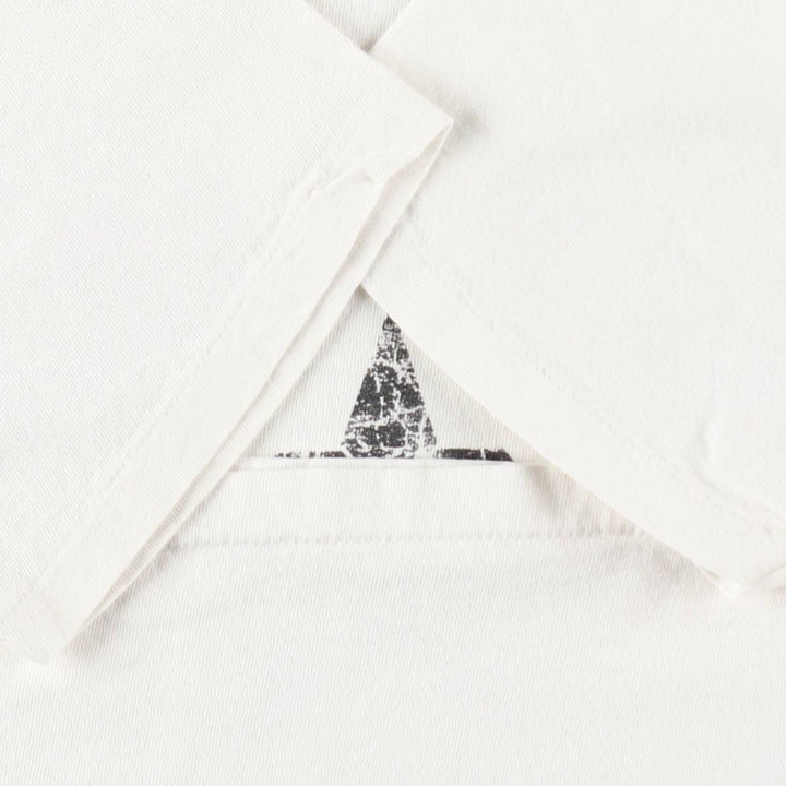 ~90'S Hard Tail Print T-Shirt, Made in USA, Men's Size M (Equivalent), Vintage cotton white type Vintage Second Hand