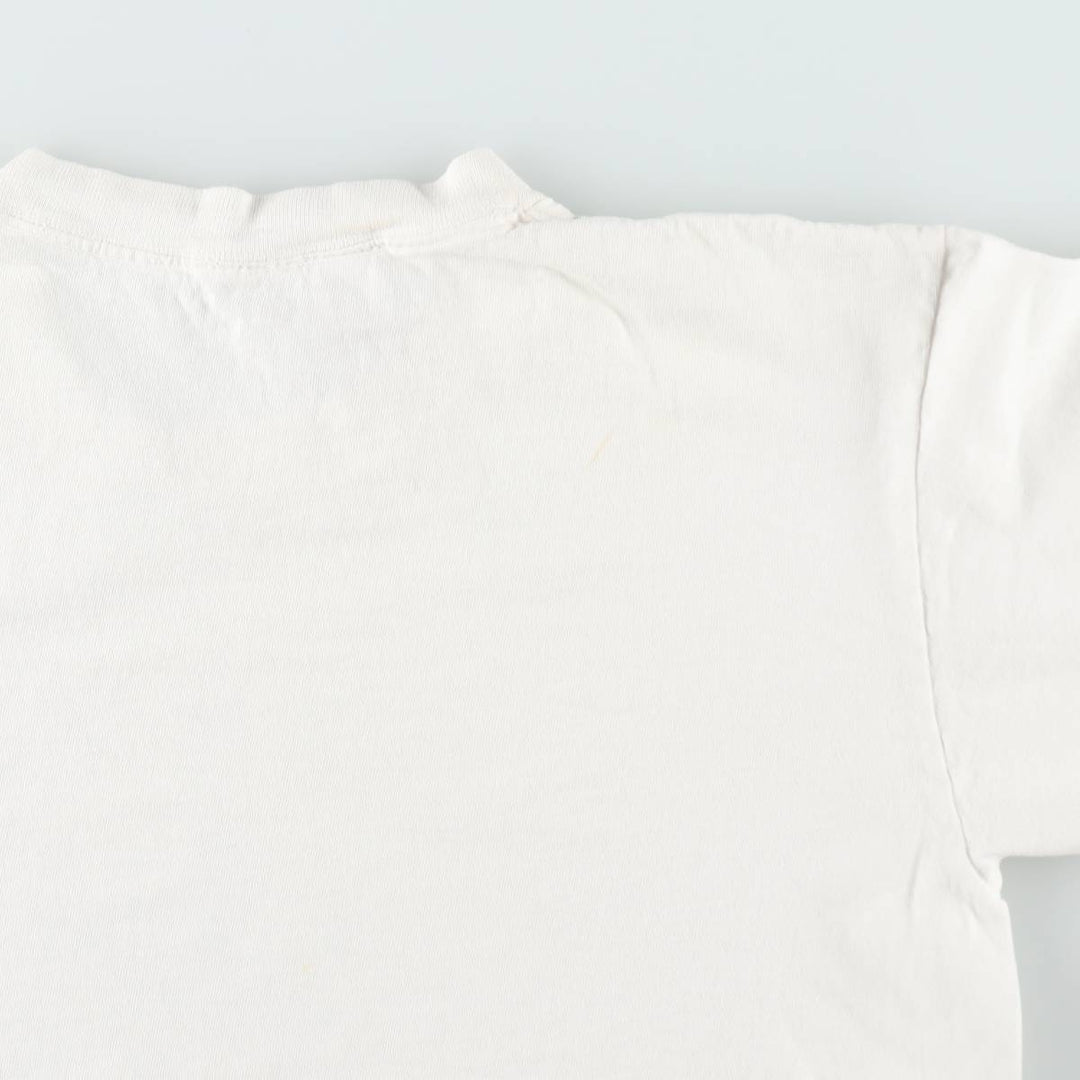 ~90'S Hard Tail Print T-Shirt, Made in USA, Men's Size M (Equivalent), Vintage cotton white type Vintage Second Hand