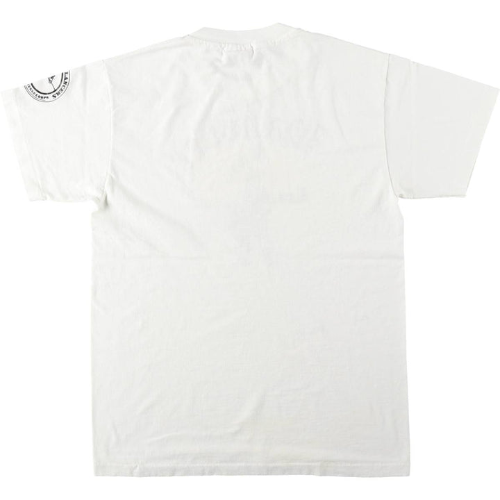 90'S Hanes HEAVYWEIGHT 50 cotton white type Vintage Second Hand
