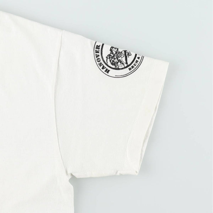 90'S Hanes HEAVYWEIGHT 50 cotton white type Vintage Second Hand