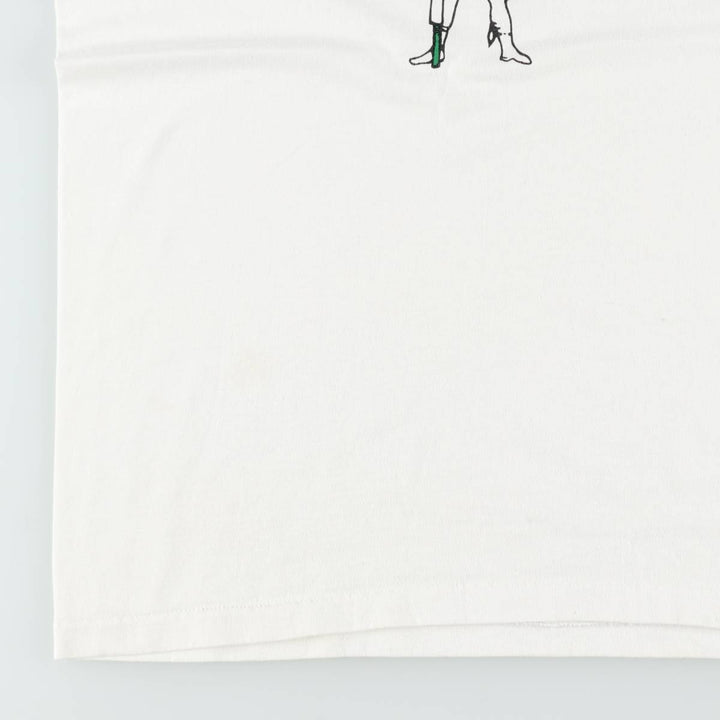 90'S Hanes HEAVYWEIGHT 50 cotton white type Vintage Second Hand