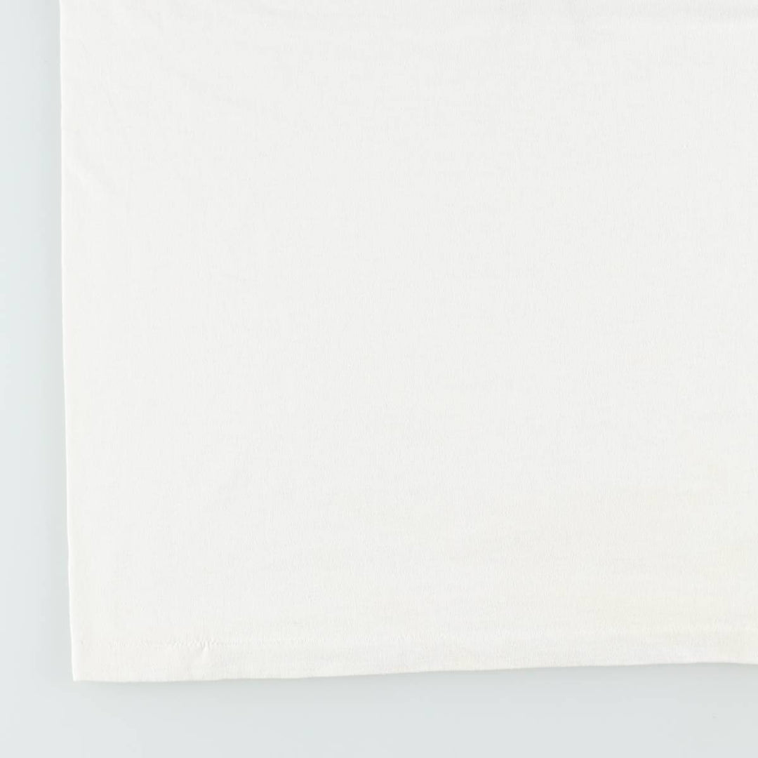 90'S Hanes HEAVYWEIGHT 50 cotton white type Vintage Second Hand