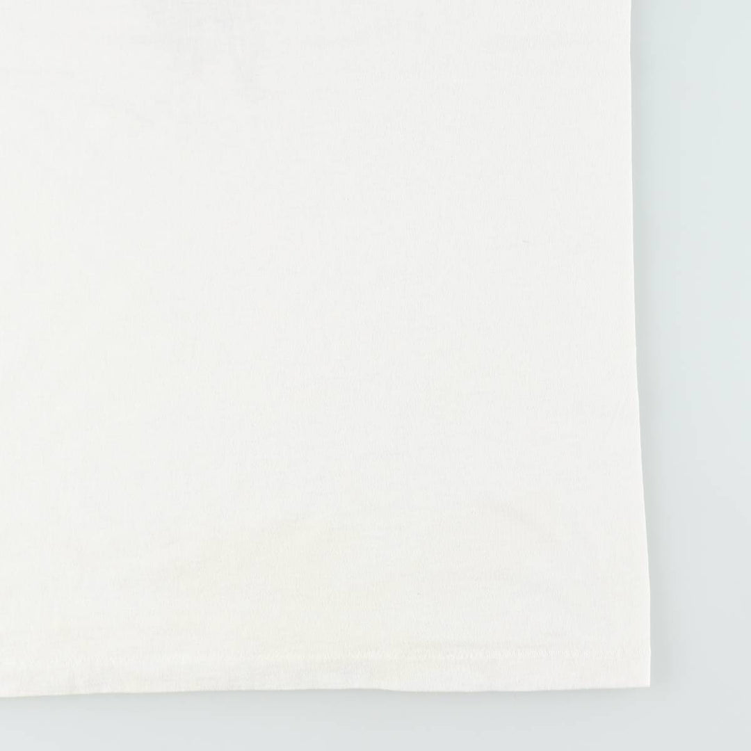90'S Hanes HEAVYWEIGHT 50 cotton white type Vintage Second Hand