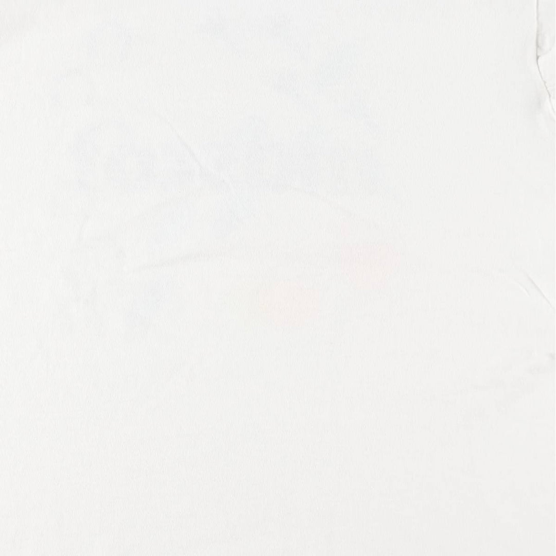 90'S Fruit of the Loom printed T-shirt, made in the USA, men's XL size, vintage cotton white type Vintage Second Hand