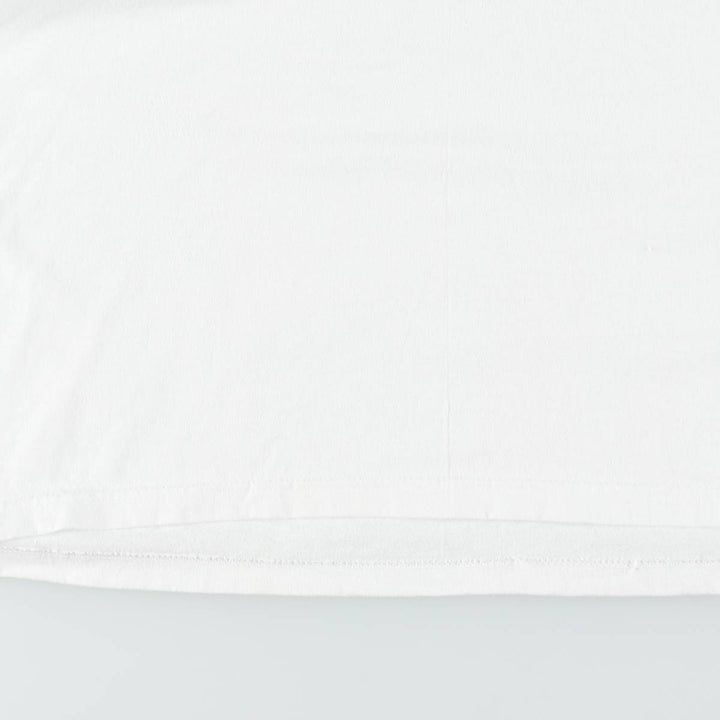 90'S STEDMAN Super 50 Print T-Shirt, Made in USA, Men's XL equivalent, Vintage polyester white type Vintage Second Hand