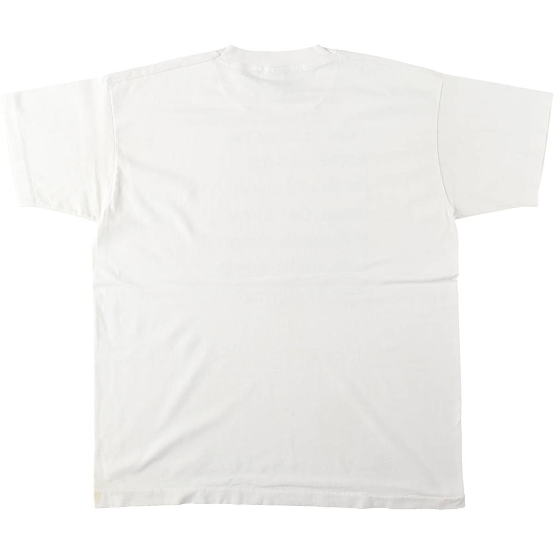 90'S Fruit of the Loom BEST Serenity Prayer (Reincarnation Prayer) Print T-Shirt, Made in USA, Men's XL equivalent, Vintage cotton white type Vintage Second Hand