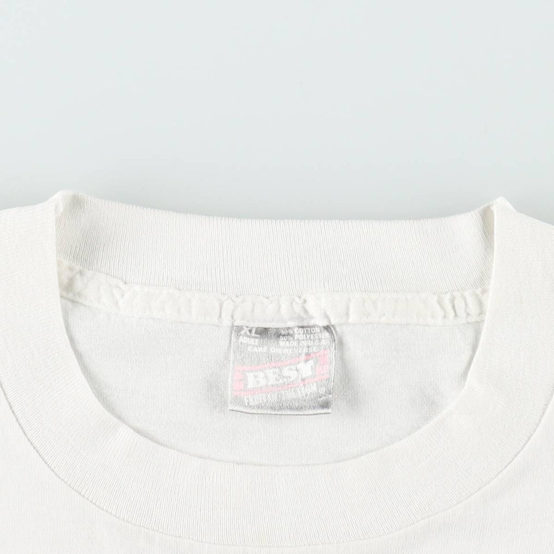 90'S Fruit of the Loom BEST Serenity Prayer (Reincarnation Prayer) Print T-Shirt, Made in USA, Men's XL equivalent, Vintage cotton white type Vintage Second Hand