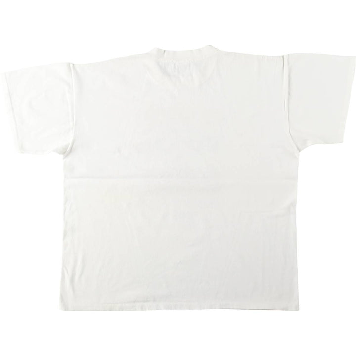 90'S CAMAX Print T-Shirt, Made in USA, Men's XL equivalent, Vintage cotton white type Vintage Second Hand