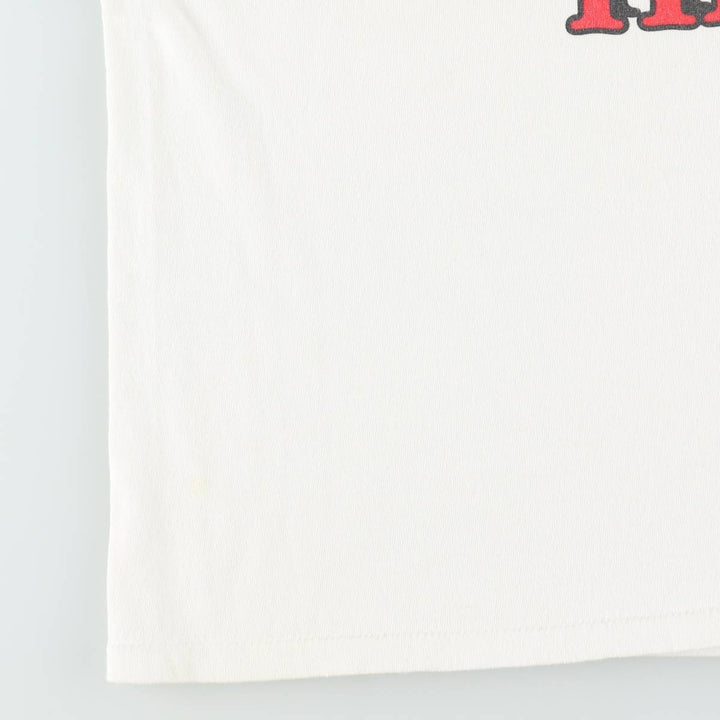 90'S CAMAX Print T-Shirt, Made in USA, Men's XL equivalent, Vintage cotton white type Vintage Second Hand