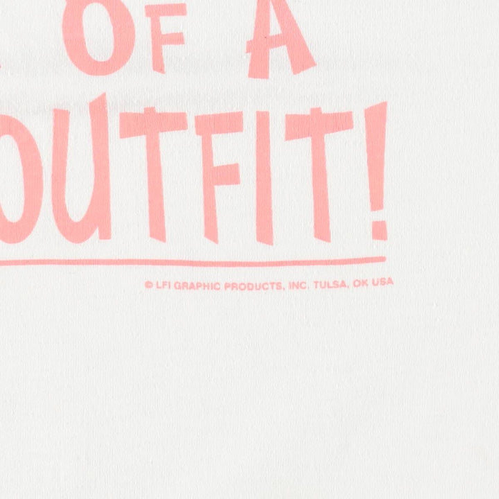 90'S Hanes HEAVYWEIGHT 50 cotton white type Vintage Second Hand