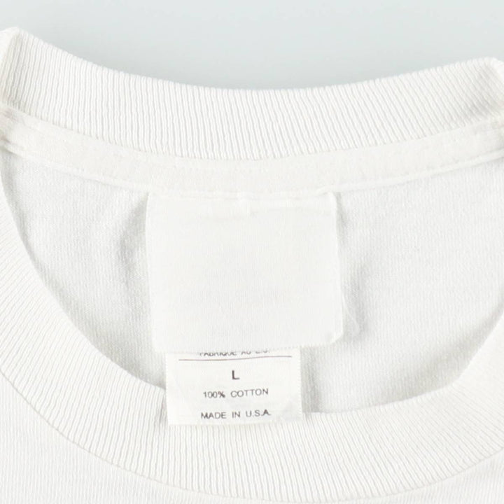 90'S Marjolein Bastin Art T-shirt, Made in USA, Men's Size L (approx.), Vintage cotton white type Vintage Second Hand