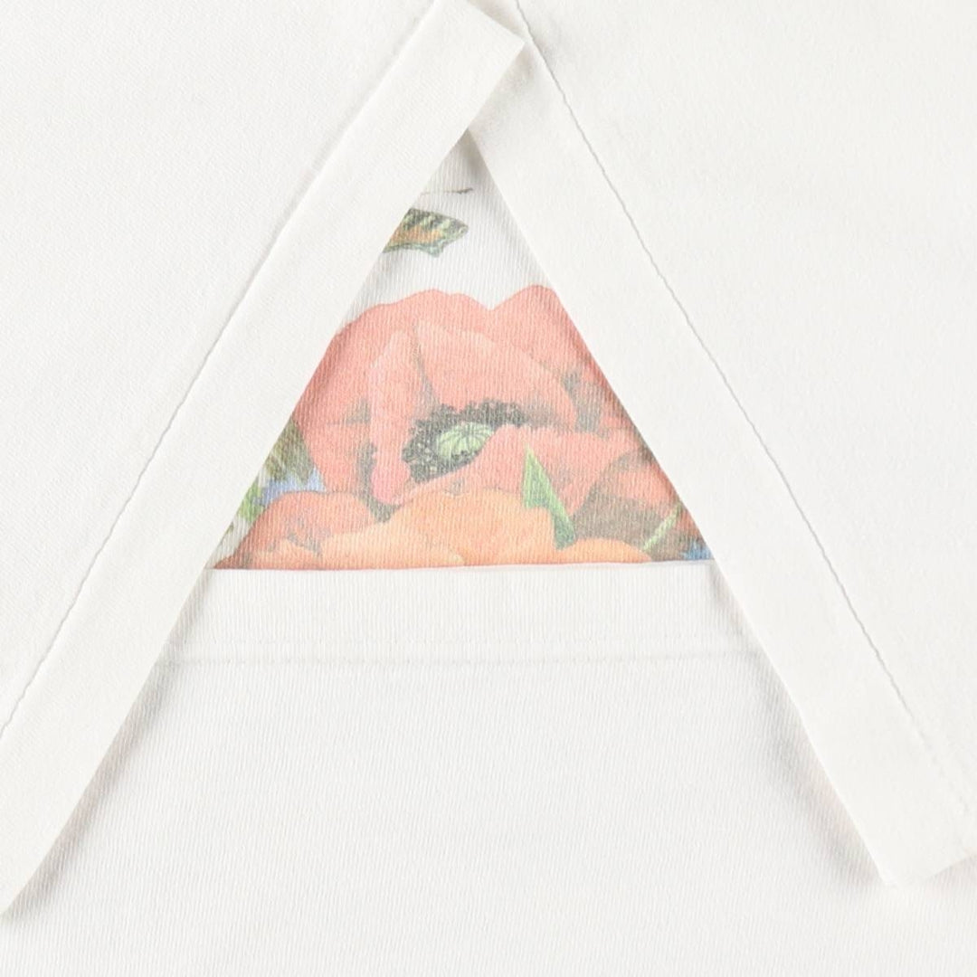 90'S Marjolein Bastin Art T-shirt, Made in USA, Men's Size L (approx.), Vintage cotton white type Vintage Second Hand