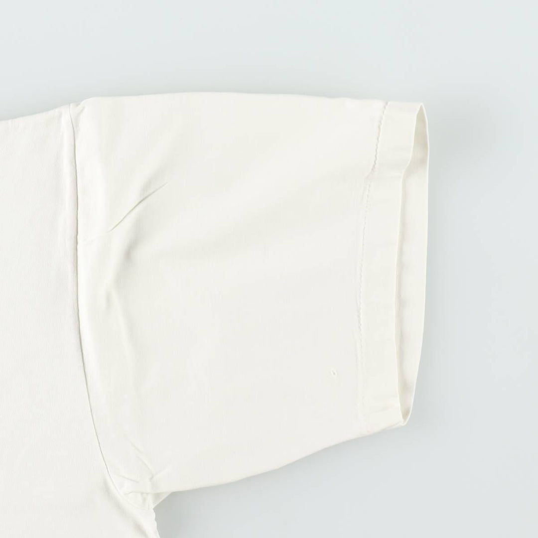 ~90'S Vintage Printed T-shirt, Men's M size unclear white type Vintage Second Hand