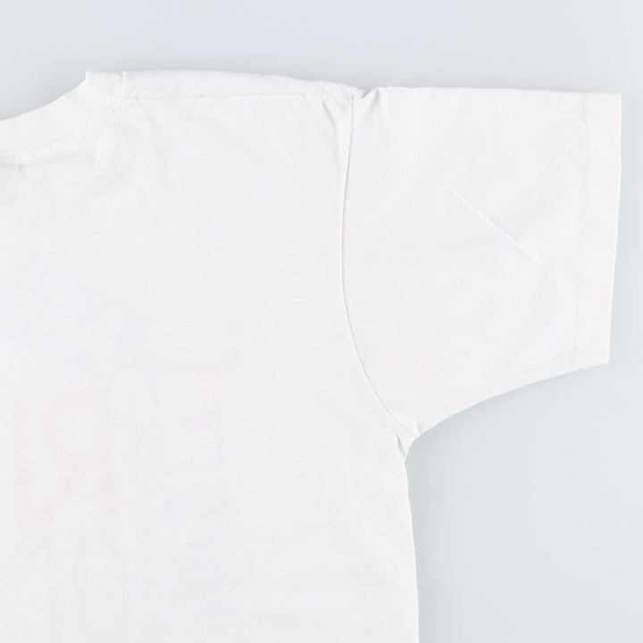 90'S Screen Stars Best Printed T-shirt Made in USA Men's XL Vintage cotton white type Vintage Second Hand