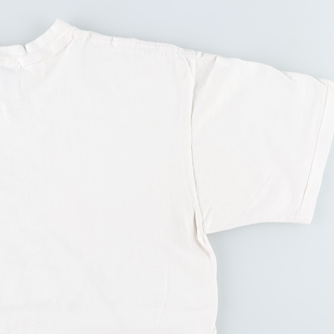 90'S All Sport Print T-shirt Made in USA Men's XL Vintage cotton white type Vintage Second Hand