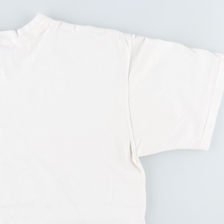 90'S All Sport Print T-shirt Made in USA Men's XL Vintage cotton white type Vintage Second Hand