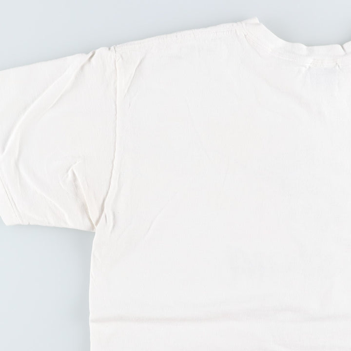 90'S All Sport Print T-shirt Made in USA Men's XL Vintage cotton white type Vintage Second Hand