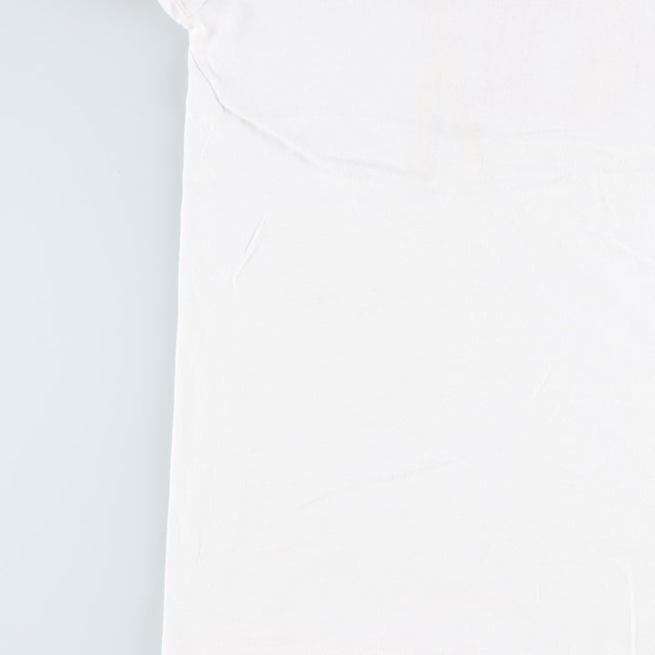 90'S Fruit of the Loom printed T-shirt, made in the USA, men's XL size, vintage cotton white type Vintage Second Hand