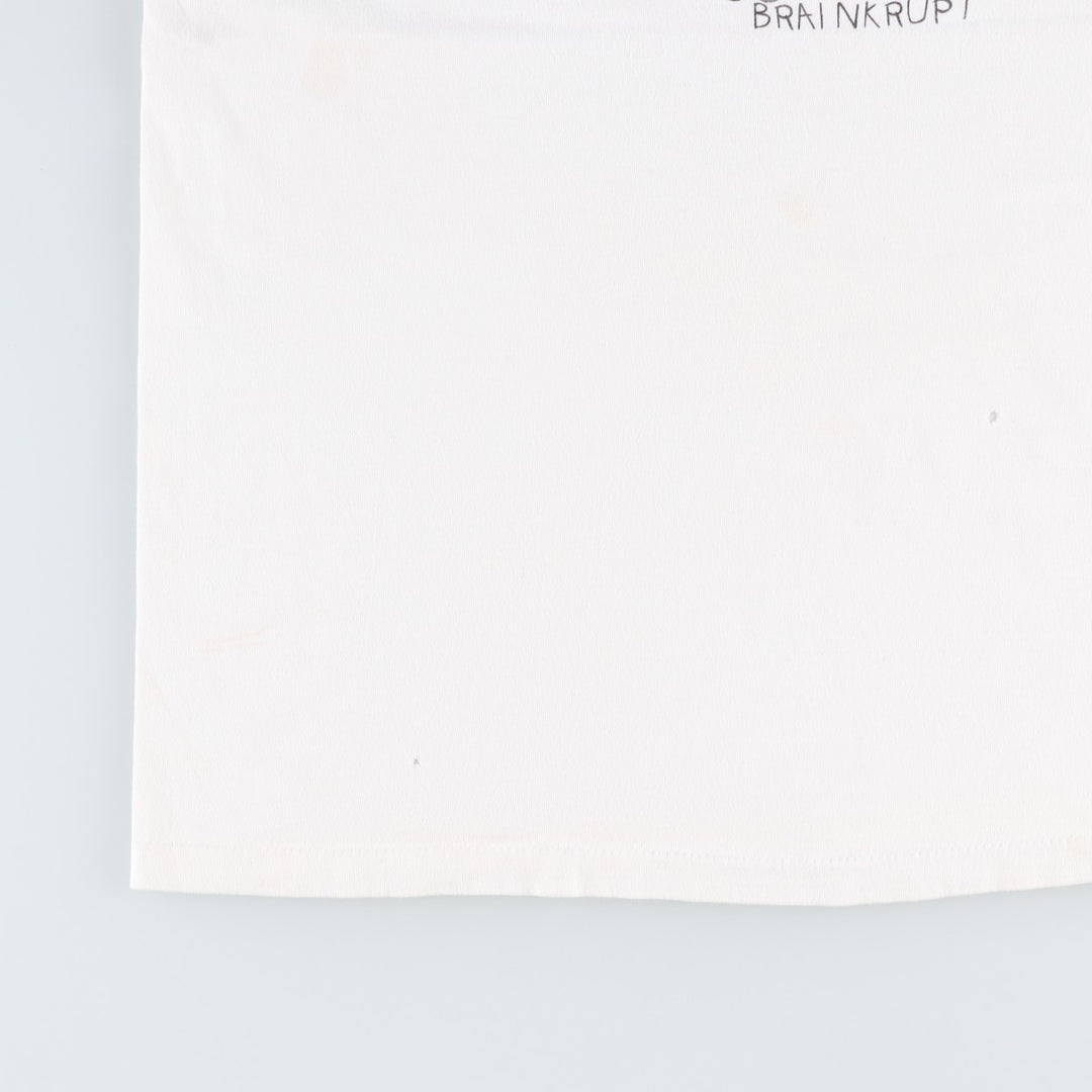 90'S Austin Shirt Company Printed T-Shirt, Made in USA, Men's XL equivalent, Vintage American Casual Style unclear white type Vintage Second Hand
