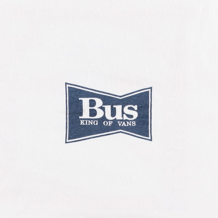 90'S Jerzees Printed T-shirt Made in USA Men's XL Vintage cotton white type Vintage Second Hand