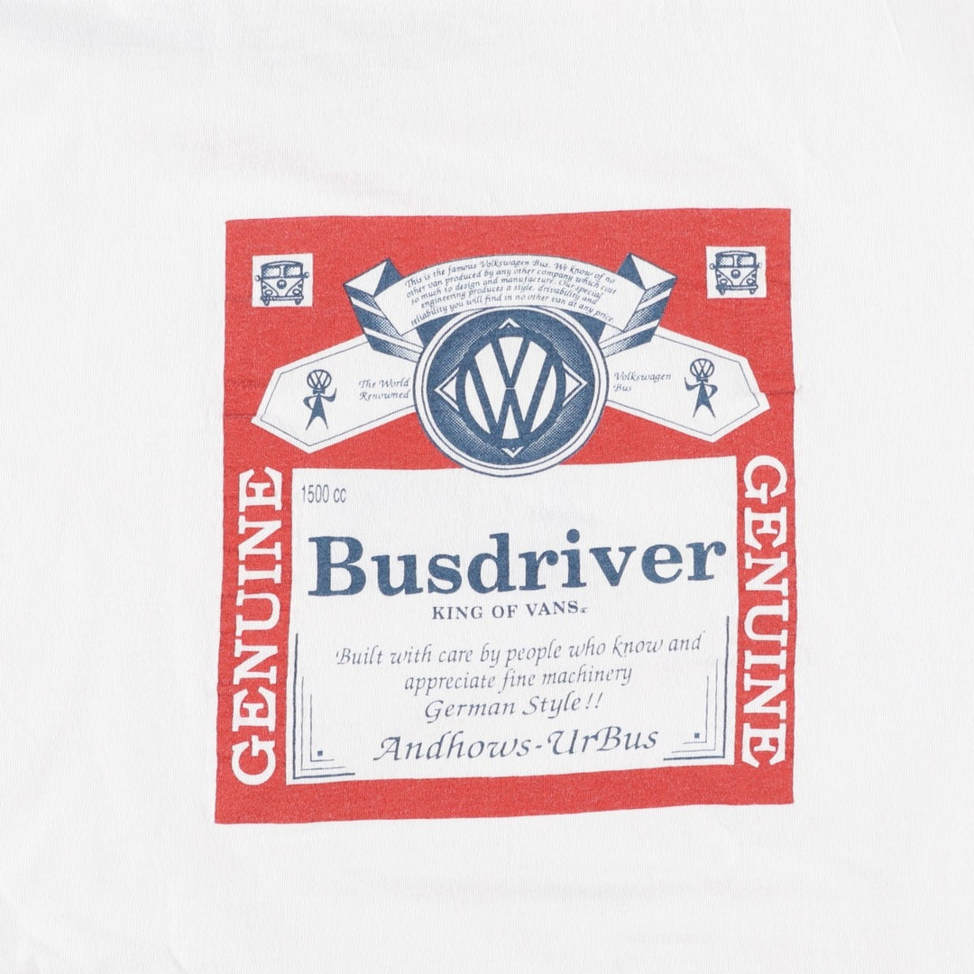 90'S Jerzees Printed T-shirt Made in USA Men's XL Vintage cotton white type Vintage Second Hand