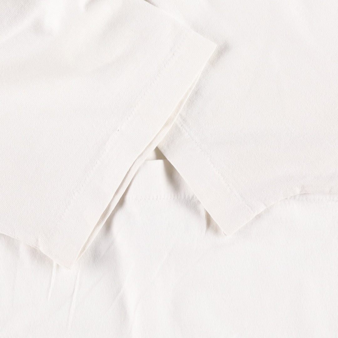 90'S Fruit of the Loom T-shirt, Made in USA, Men's XL equivalent, Vintage cotton white type Vintage Second Hand