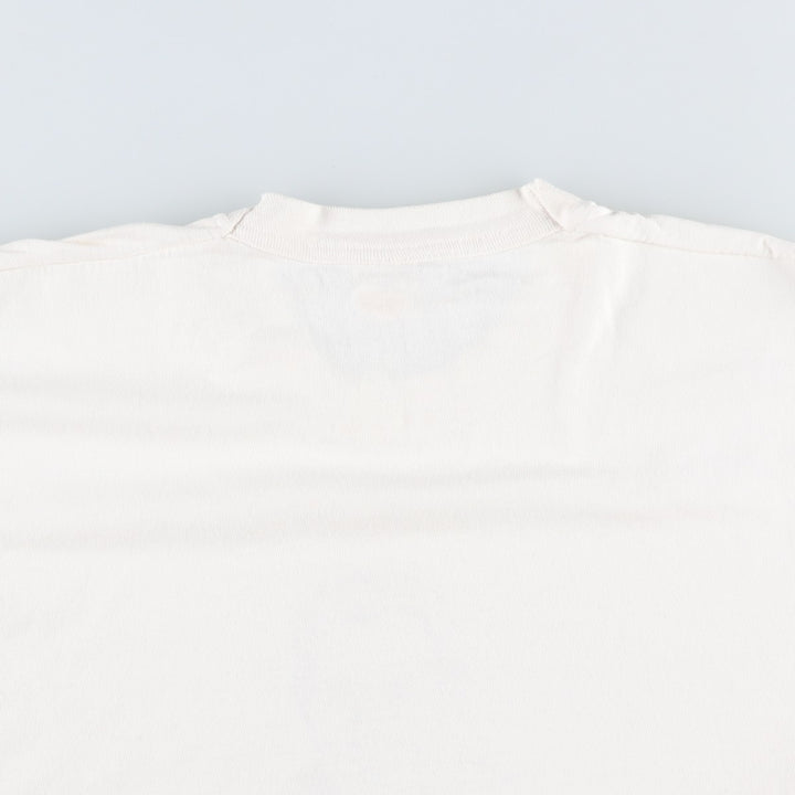 90'S Fruit of the Loom T-shirt, Made in USA, Men's XL equivalent, Vintage cotton white type Vintage Second Hand