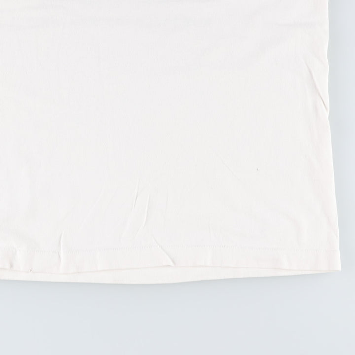 90'S Fruit of the Loom T-shirt, Made in USA, Men's XL equivalent, Vintage cotton white type Vintage Second Hand