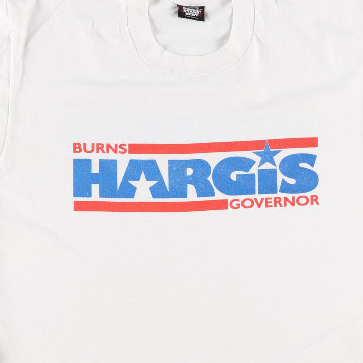 90'S Screen Stars Best Printed T-shirt Made in USA Men's XL Vintage cotton white type Vintage Second Hand
