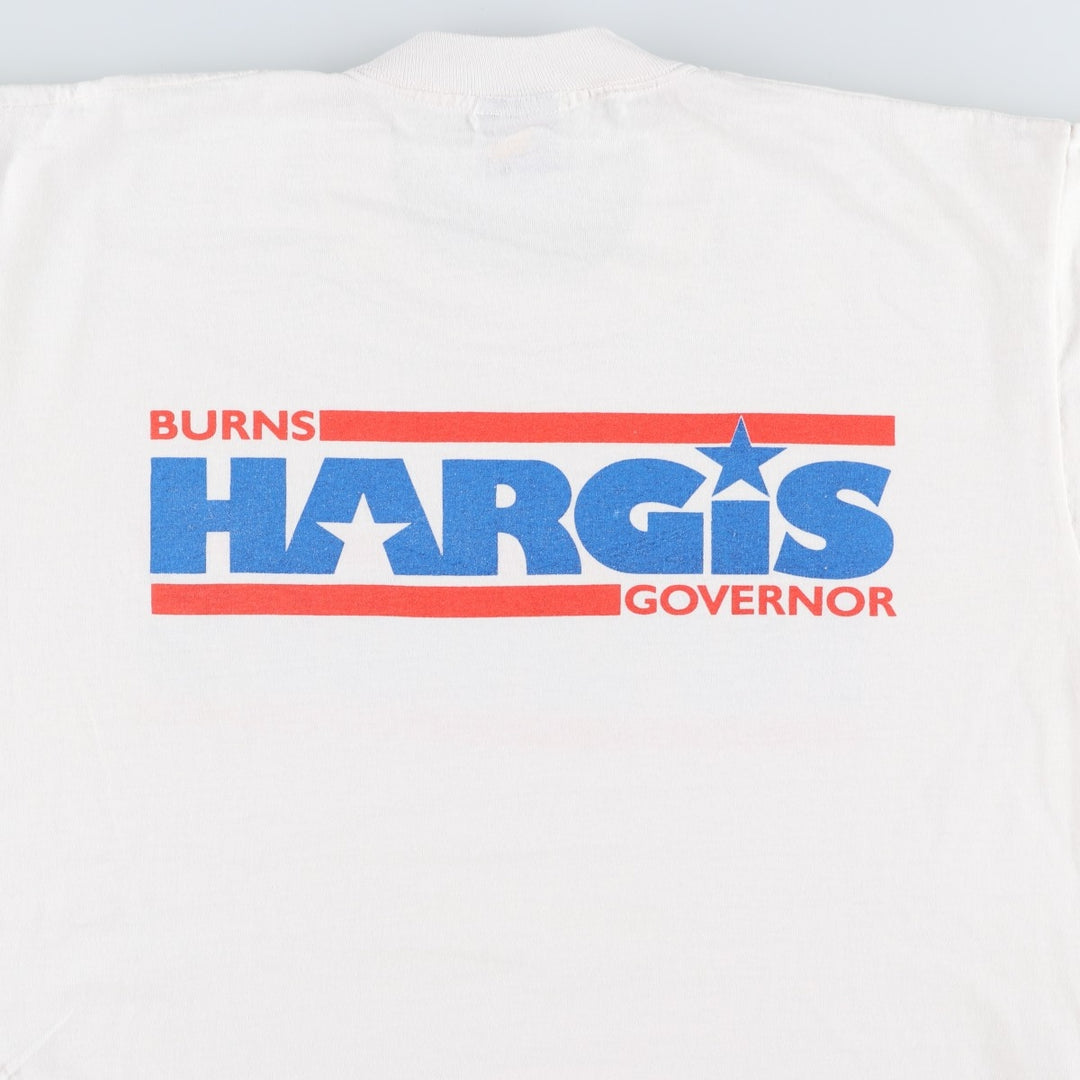 90'S Screen Stars Best Printed T-shirt Made in USA Men's XL Vintage cotton white type Vintage Second Hand
