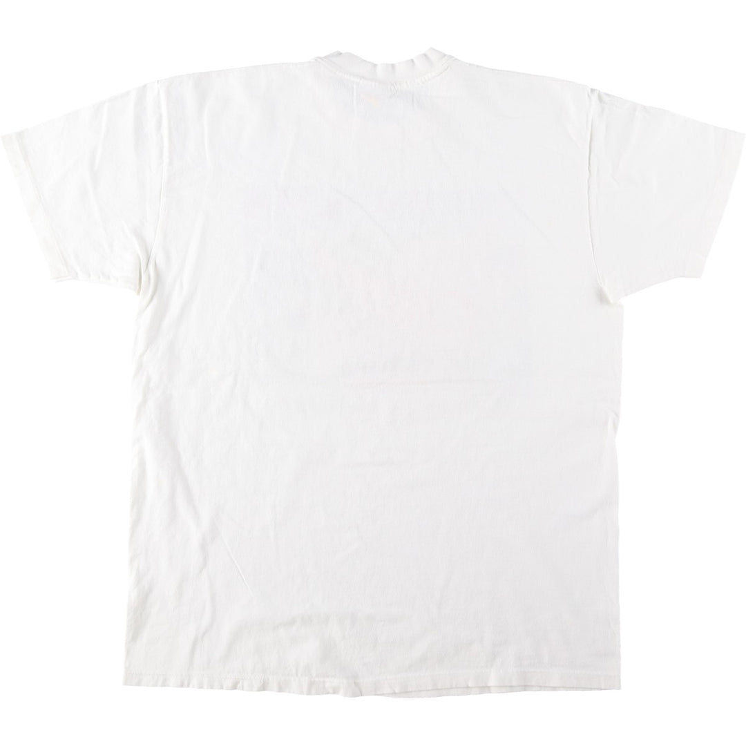 90'S STEDMAN Super HI CRU Print T-Shirt, Made in USA, Men's XL equivalent, Vintage cotton white type Vintage Second Hand