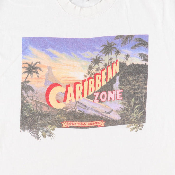 90'S STEDMAN Super HI CRU Print T-Shirt, Made in USA, Men's XL equivalent, Vintage cotton white type Vintage Second Hand