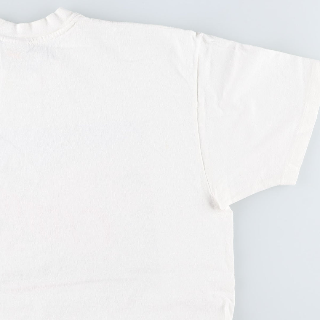 90'S STEDMAN Super HI CRU Print T-Shirt, Made in USA, Men's XL equivalent, Vintage cotton white type Vintage Second Hand