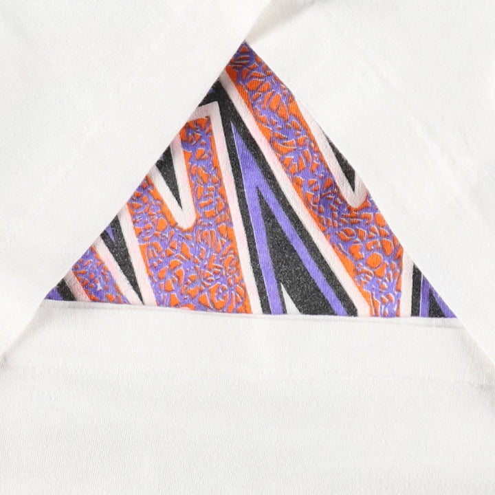 80'S SHORT HILLS TEE Print T-Shirt, Men's XL equivalent, Vintage cotton white type Vintage Second Hand