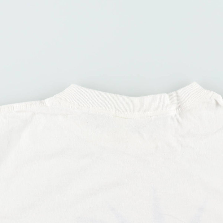 80'S SHORT HILLS TEE Print T-Shirt, Men's XL equivalent, Vintage cotton white type Vintage Second Hand