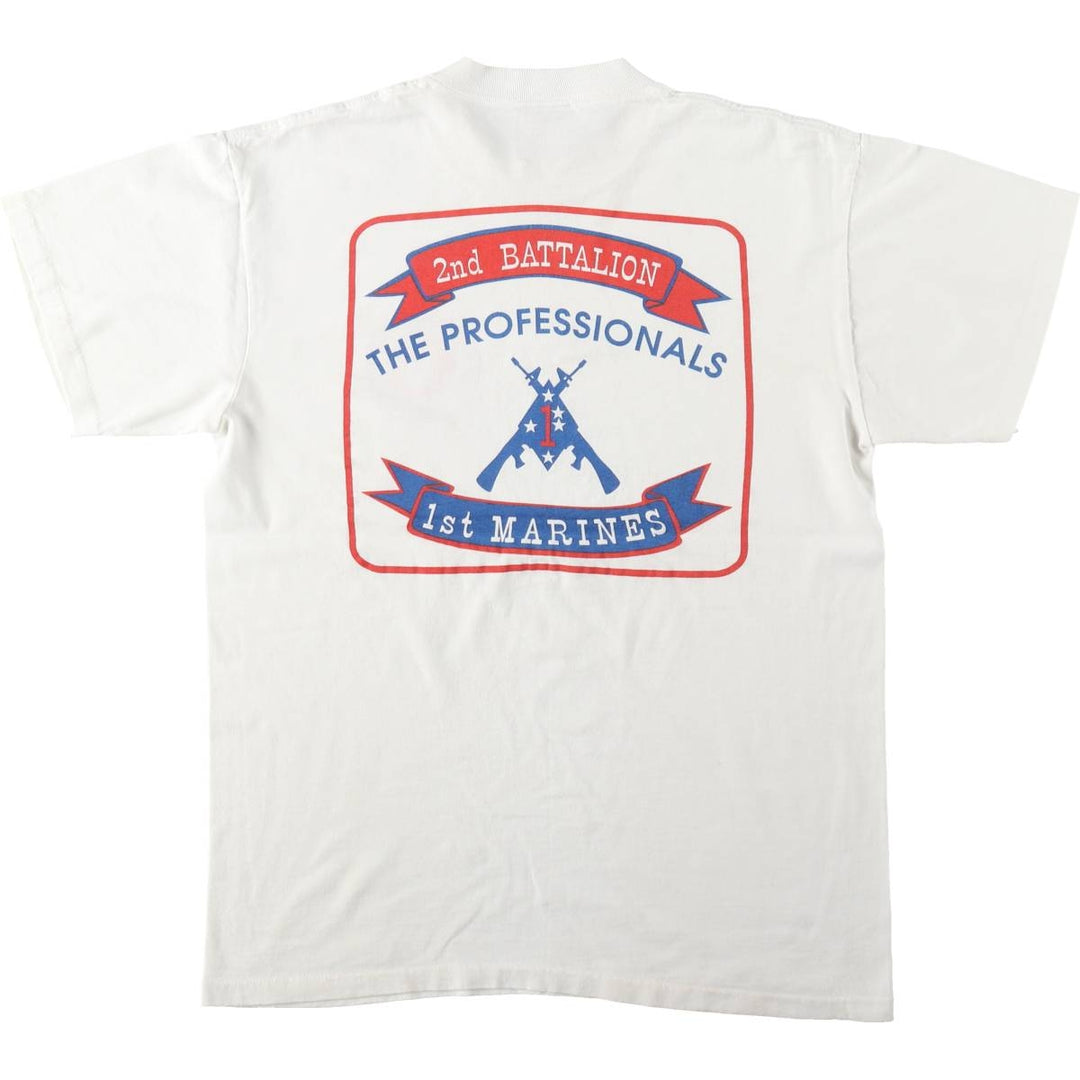 90's ONEITA POWER cotton white type Vintage Second Hand