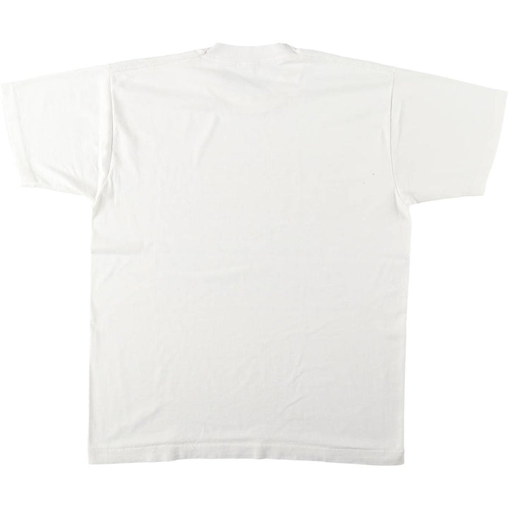 Printed T-shirt, men's size XL unclear white type Vintage Second Hand