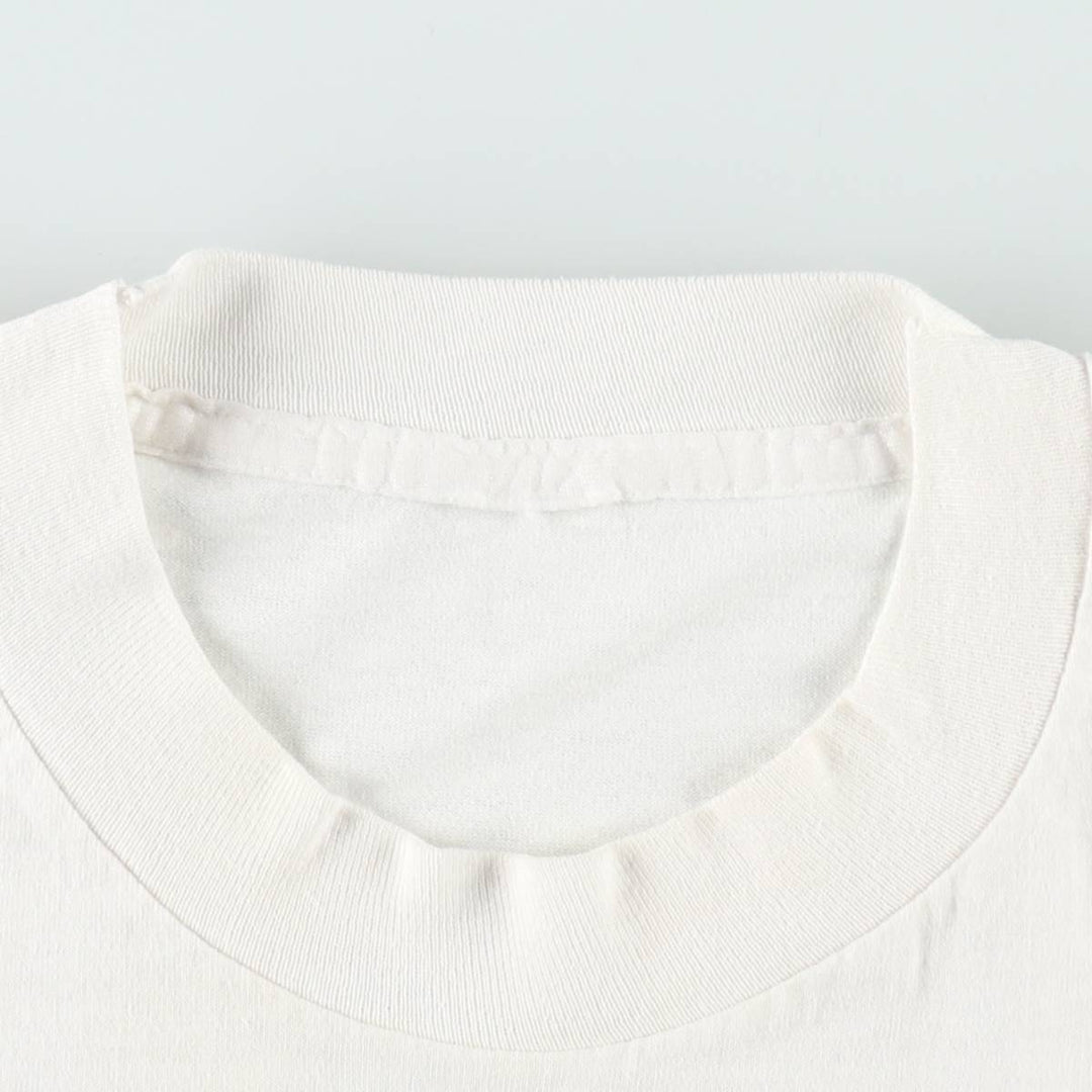 Printed T-shirt, men's size XL unclear white type Vintage Second Hand