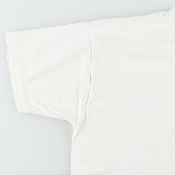 Printed T-shirt, men's size XL unclear white type Vintage Second Hand