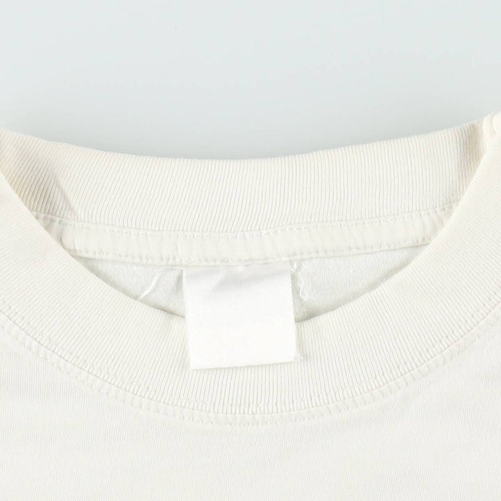 Printed T-shirt, men's size XL unclear white type Vintage Second Hand