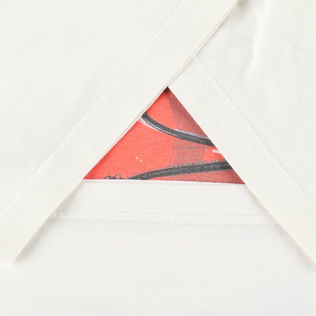 Printed T-shirt, men's size XL unclear white type Vintage Second Hand
