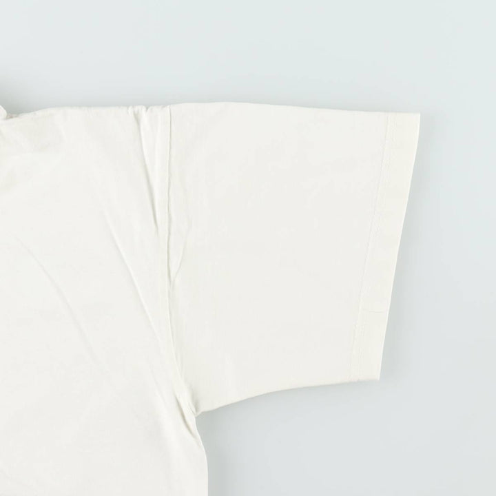 Printed T-shirt, men's size XL unclear white type Vintage Second Hand