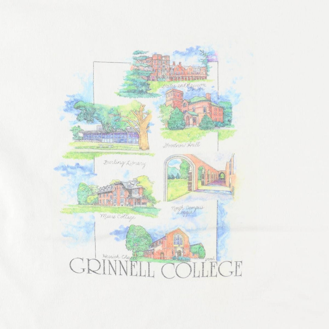90'S All Sport Print T-shirt Made in USA Men's XL Vintage cotton white type Vintage Second Hand
