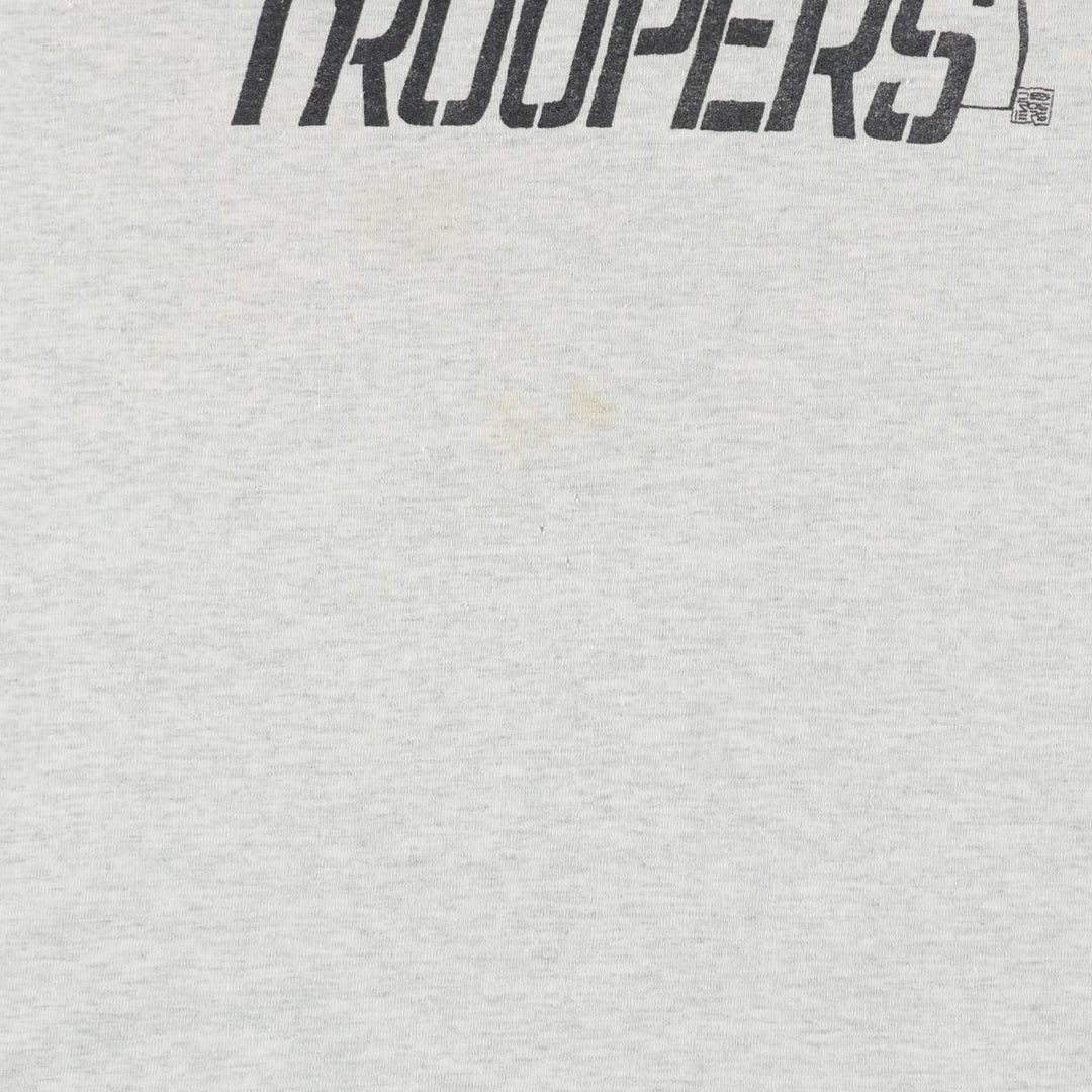 90s-00'S Fruit of the Loom Best Print T-Shirt, Made in Canada, Men's Size M (approx.) cotton gray type Vintage Second Hand