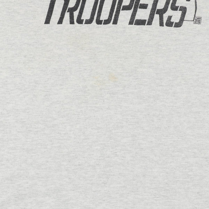 90s-00'S Fruit of the Loom Best Print T-Shirt, Made in Canada, Men's Size M (approx.) cotton gray type Vintage Second Hand